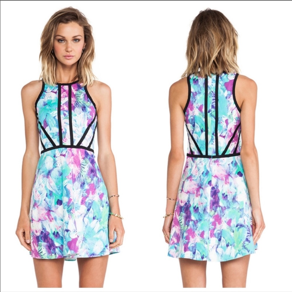 💥Make An Offer💥 Parker Shelby Floral A-Line Mini Skater Skirt